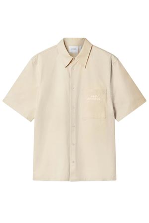 Camicia Drew in cotone beige AXEL ARIGATO | A3980002PALEBEIGE